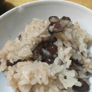 お正月用「炊飯器で炊く赤飯」＆小豆の茹で方